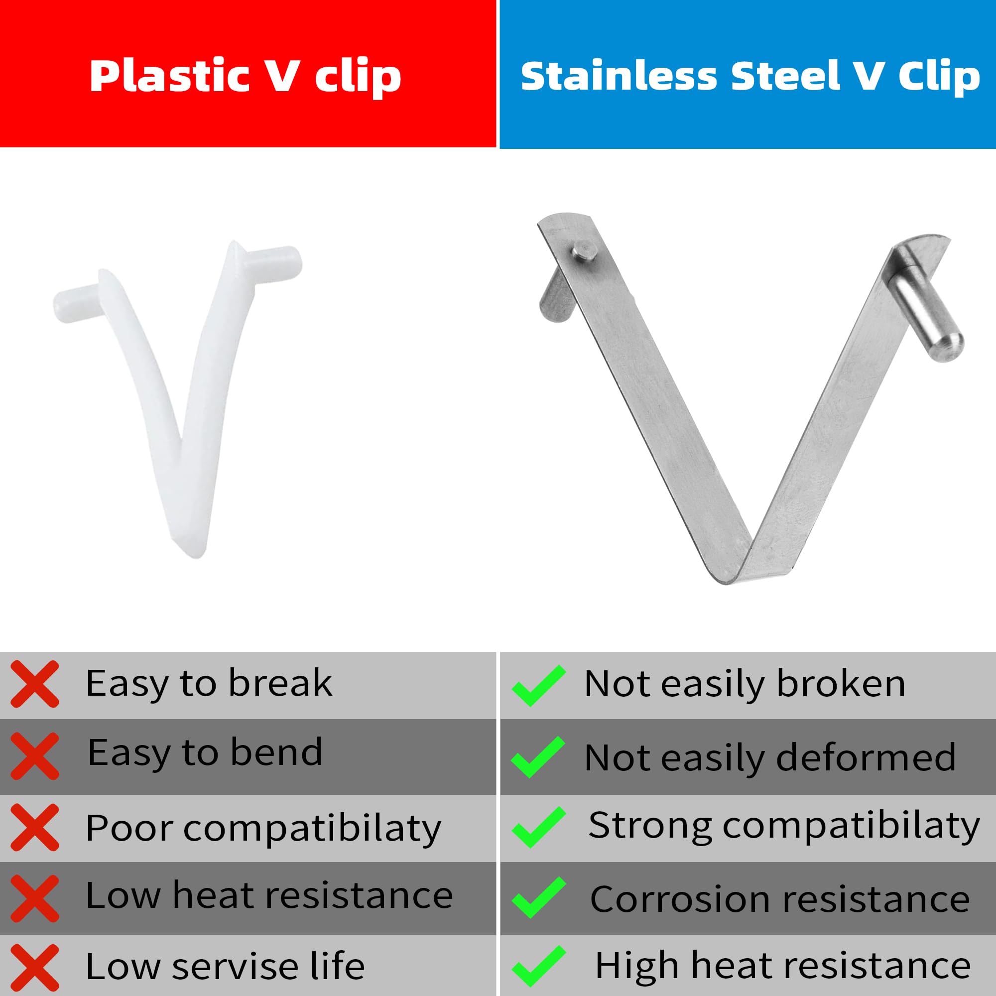 Mcduyant universal-compatibility clip ready to secure skimmer nets and brushes