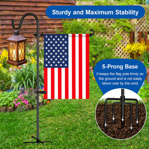 MCFULL air clip and spring stoppers secure flags against wind and gentle bumps.
