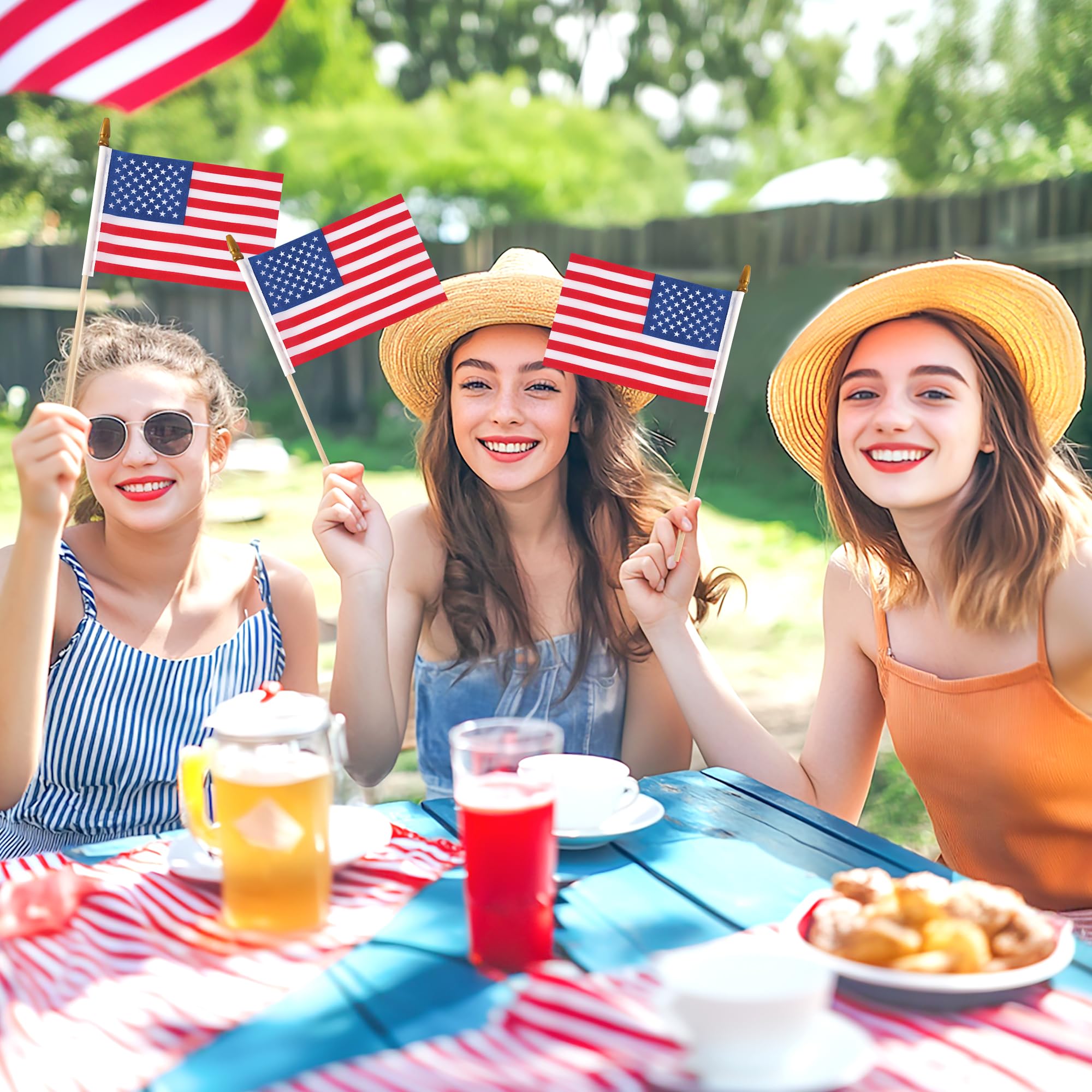 MCFULL memorial or Presidents Day flag decor