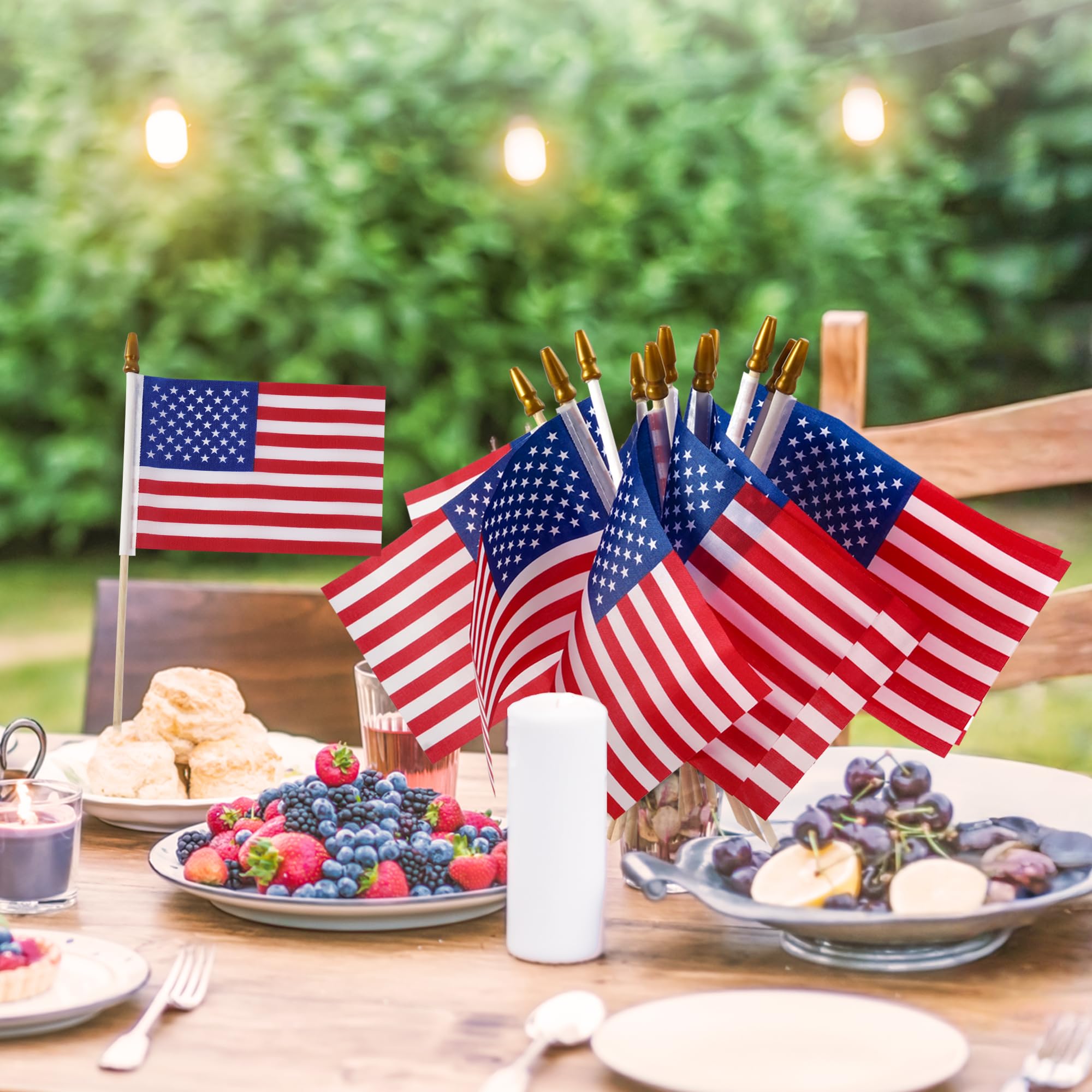 MCFULL outdoor mini USA flag made of polyester for yard decoration