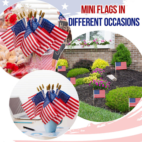MCFULL patriotic flag decor for yard or garden