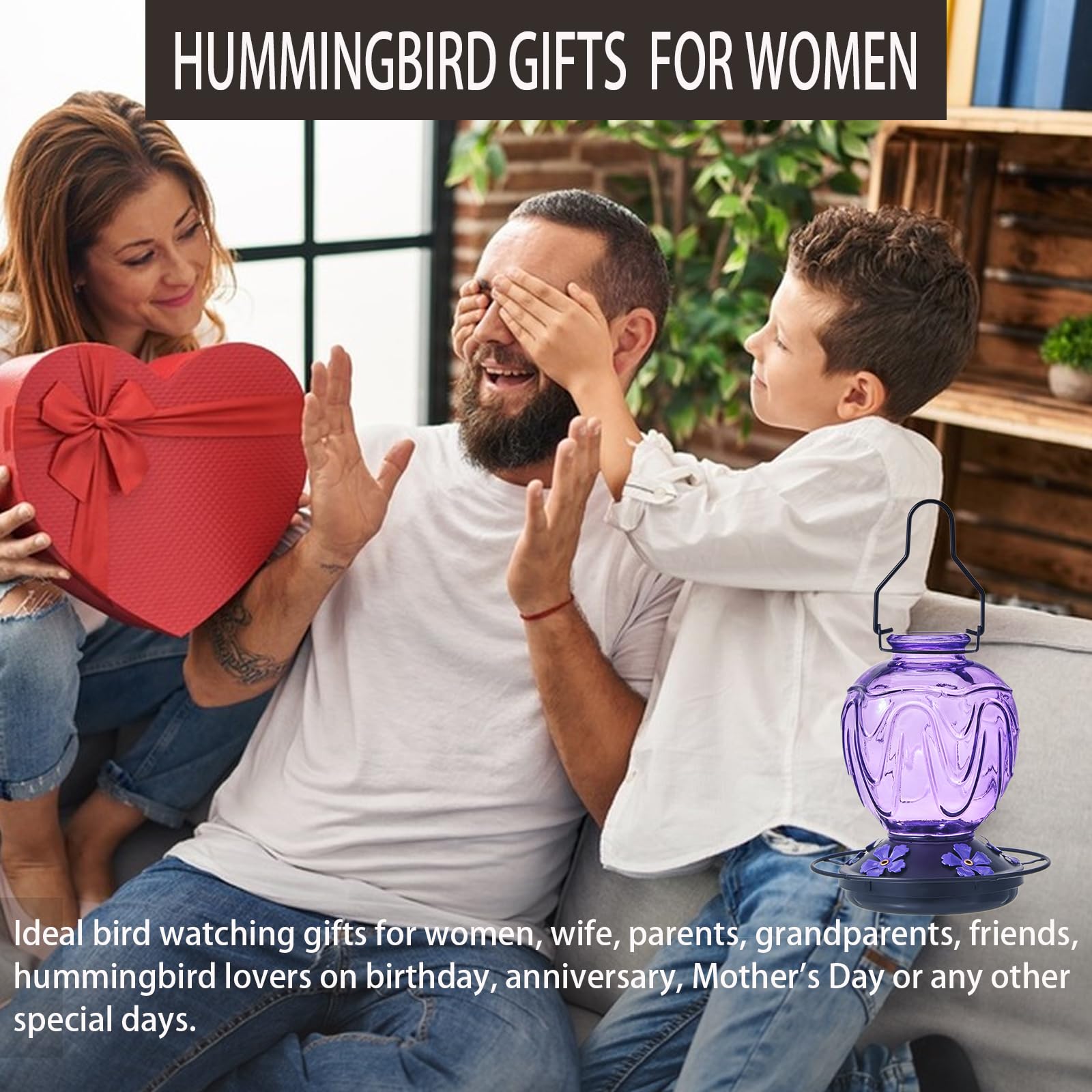MCHBF Five-port feeder invites hummingbirds to your yard