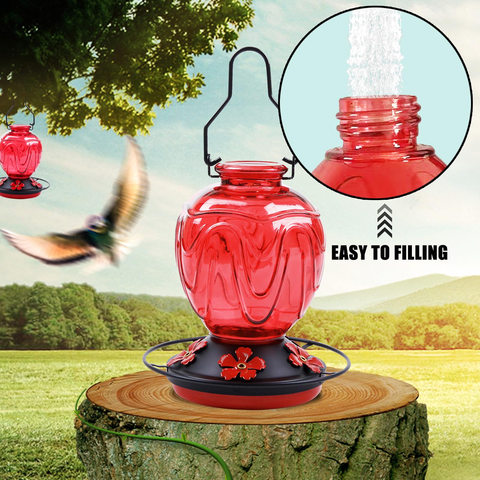 MCHBF leak-proof base reduces drips during outdoor use