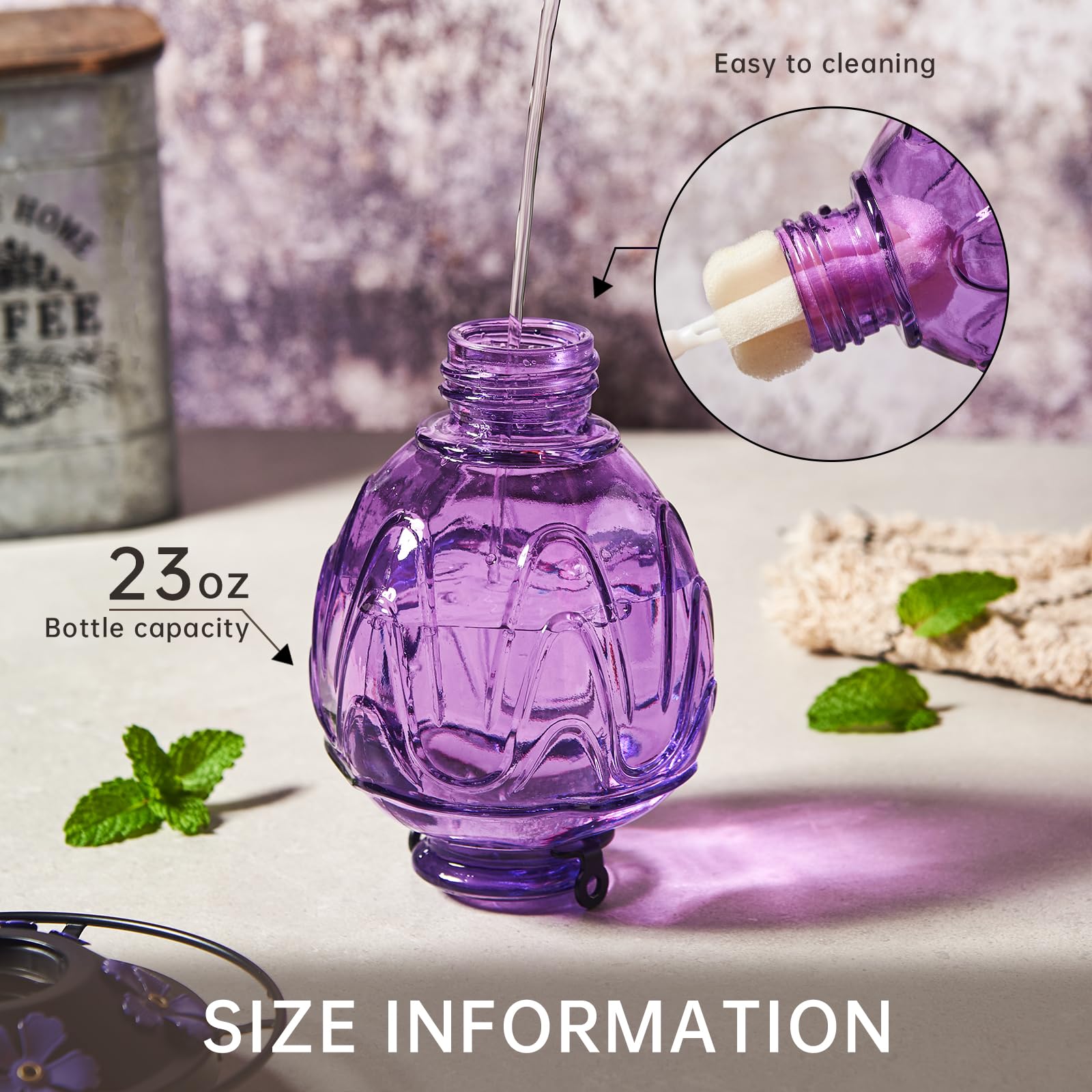 MCHBF Perch-friendly hummingbird feeder invites birds to sip