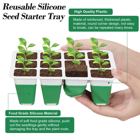 Mckanti silicone cell base tray reusable and gentle on roots