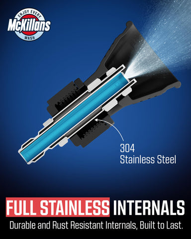 McKillans 4.0 orifice detail supports consistent, efficient cleaning results.