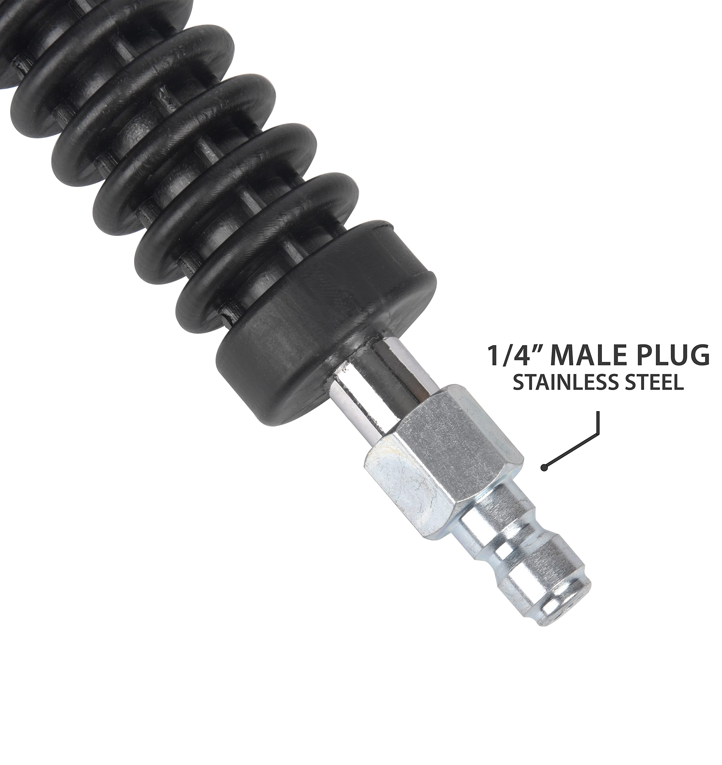McKillans ergonomic wand eases rinsing vehicle roofs.