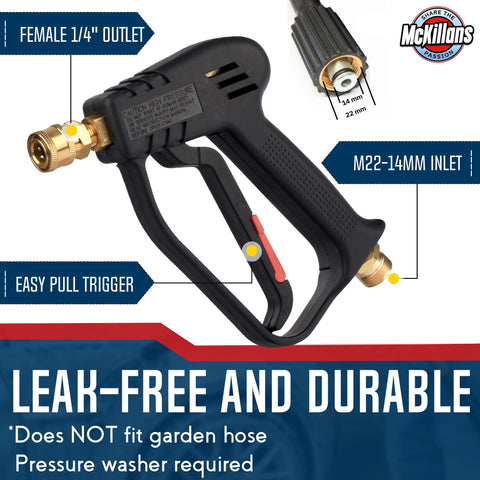 Ergonomic trigger design reduces hand fatigue during washing.