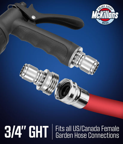 McKillans quick connect coupler compatibility demonstrates seamless integration with existing setups.