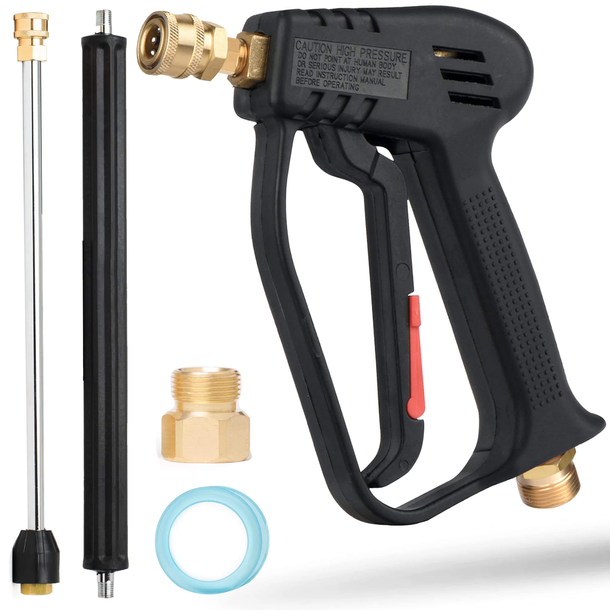 McKillans short gun with 8-inch extension for easy maneuvering.