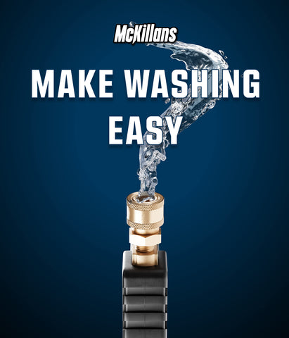 McKillans gun features 1/4-inch quick-connect outlet for fast tool changes.