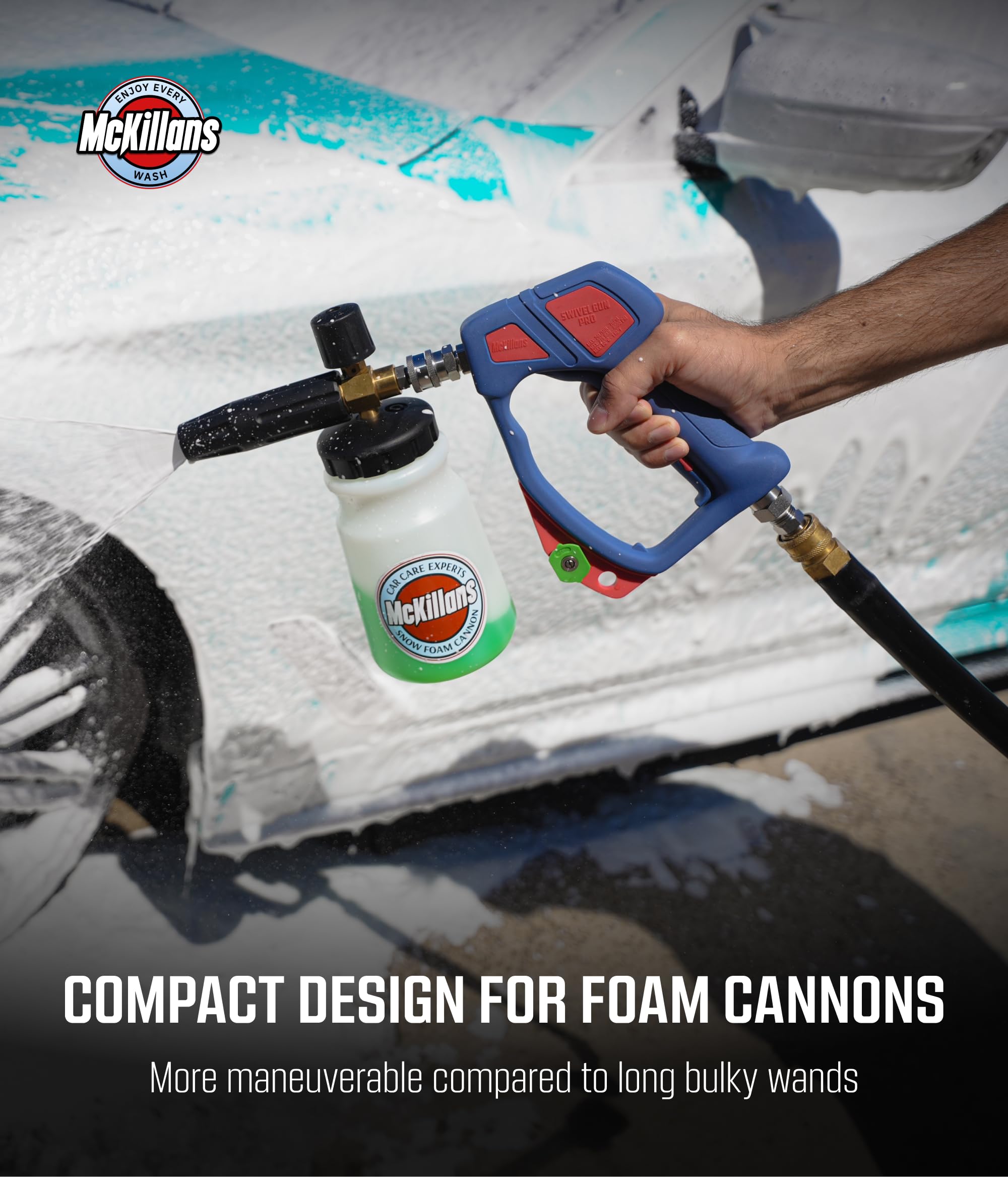 Foam cannon compatibility expands detailing options with McKillans Gun Pro.