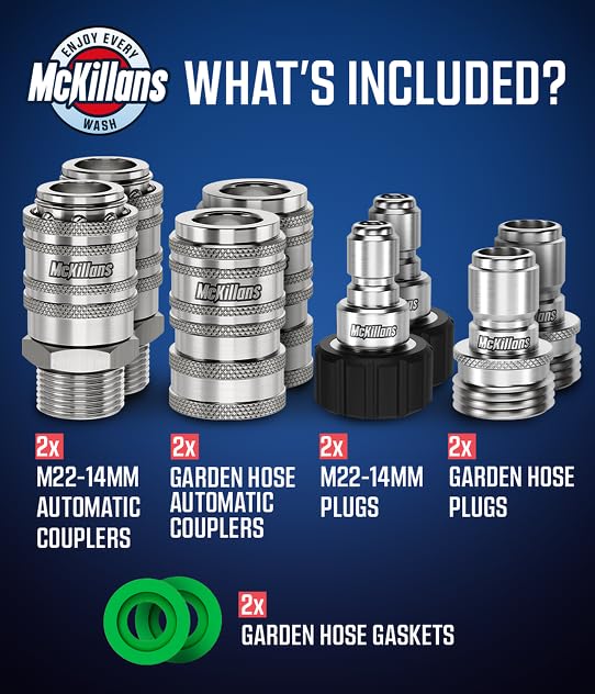 McKillans Viton washers provide upgraded sealing for reliable performance.