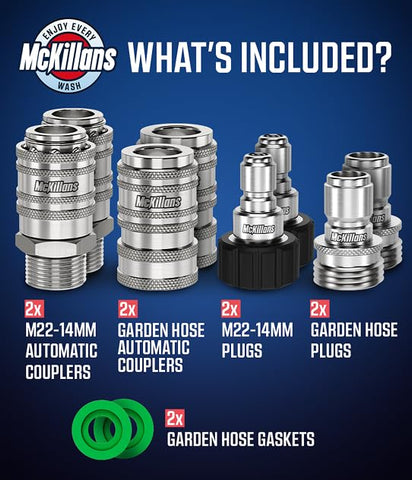 McKillans Viton washers provide upgraded sealing for reliable performance.