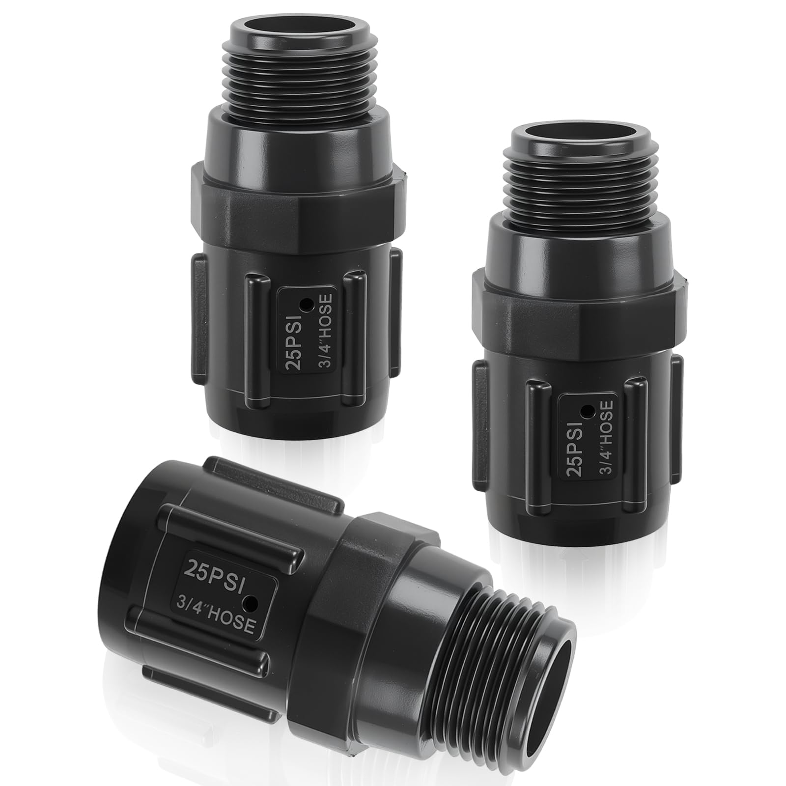 MCSDFN drip irrigation regulator body maintains steady flow for efficient watering.