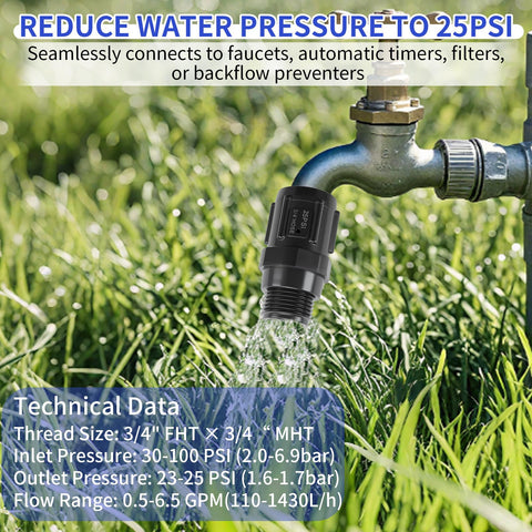 MCSDFN drip regulator installation step demonstrates tool-free retrofit possibility.