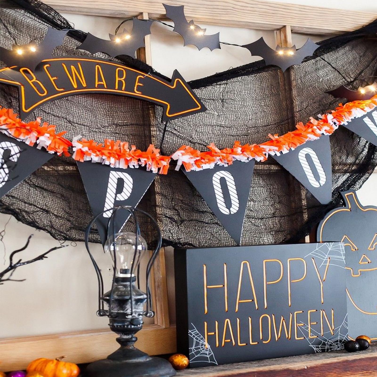 Mcupper party decor option creates atmospheric Halloween setups