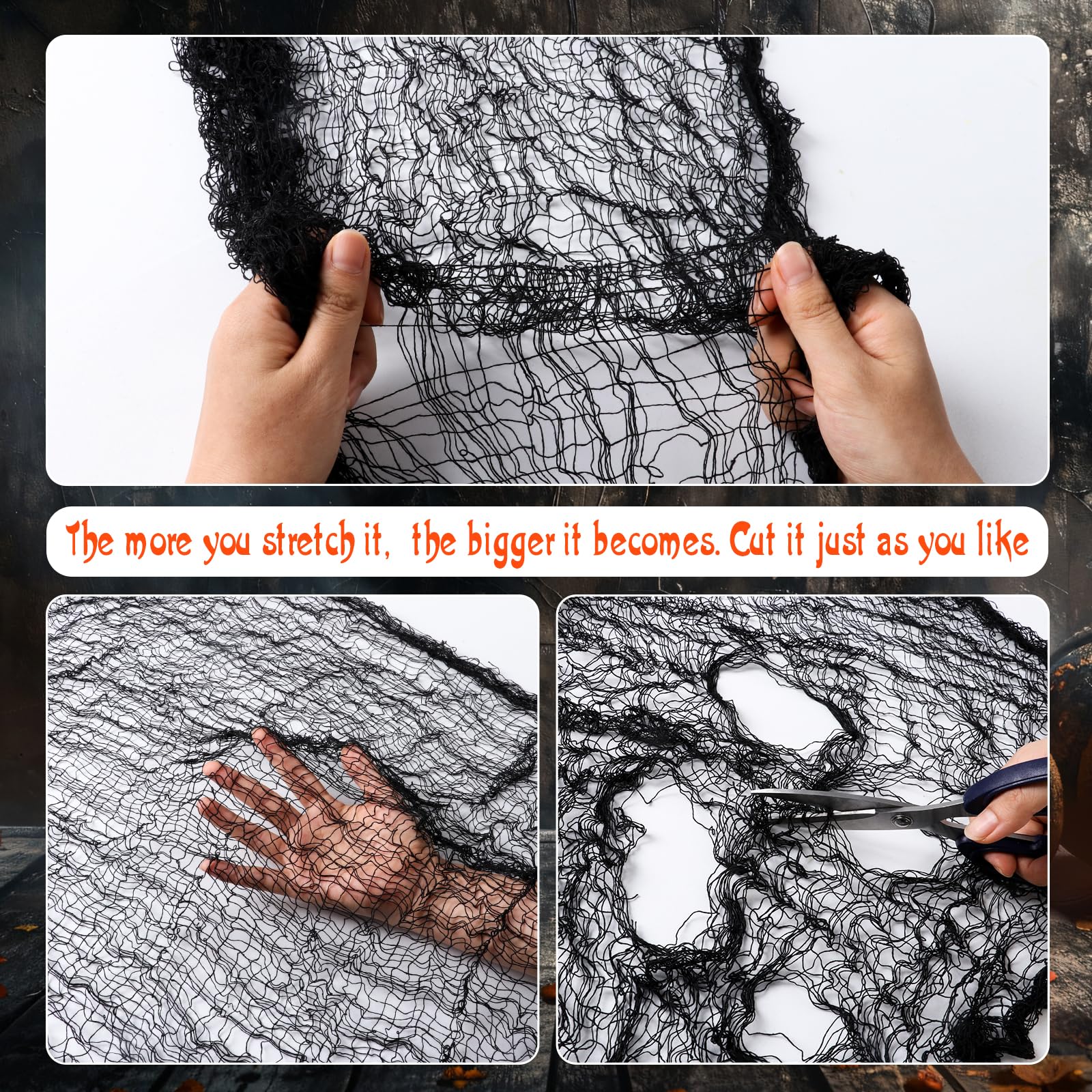 Mcupper soft material enhances realism when stretched for decor props
