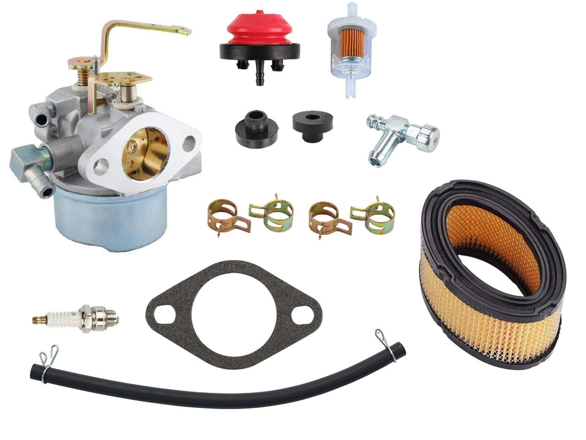 MDAIRC 640152 carburetor for Tecumseh with air filter kit supports reliable starting and smoother idle.