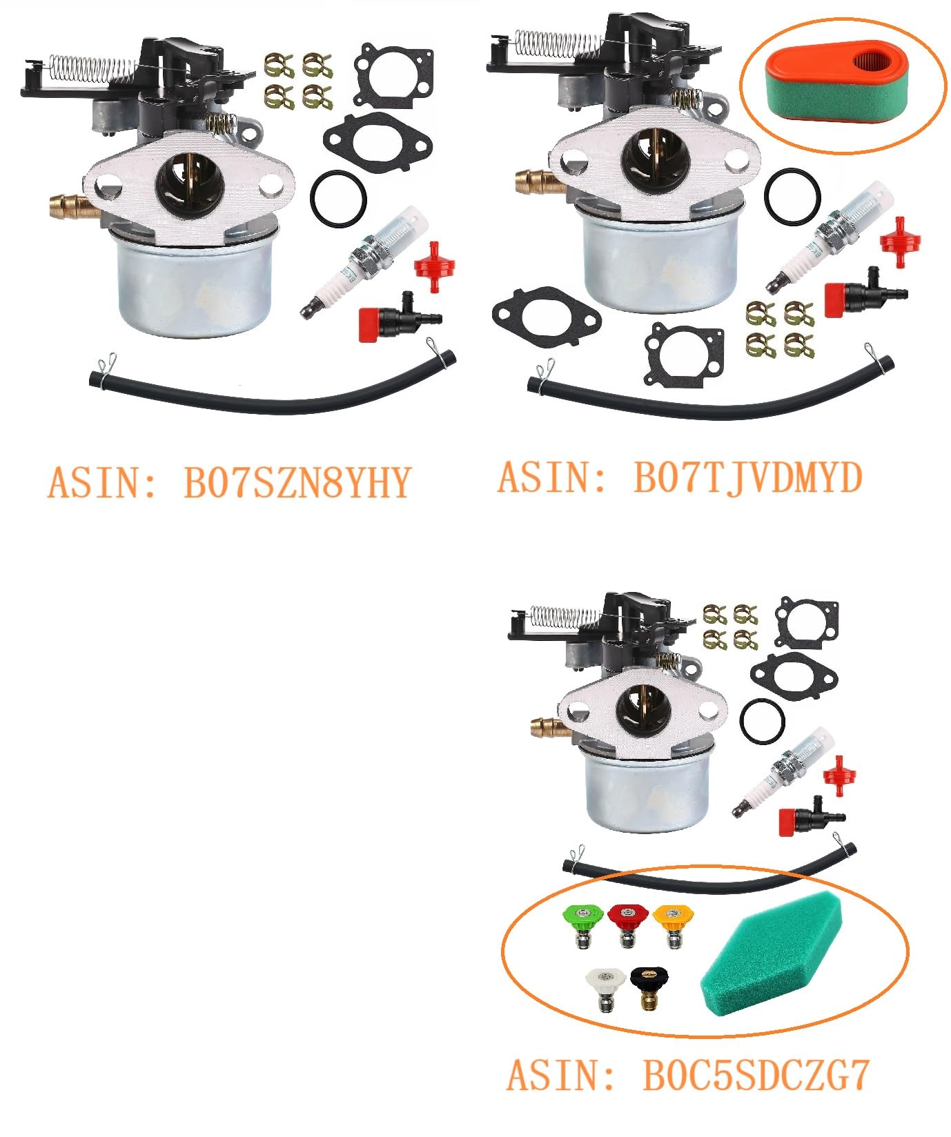 MDAIRC carburetor with sturdy construction for durability.