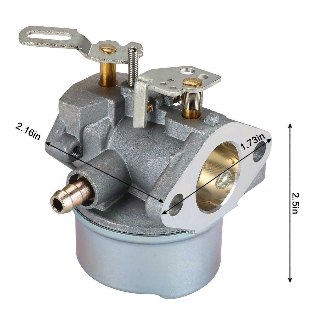 MDAIRC carburetor close-up showing fuel valve and spark plug for reliable fueling