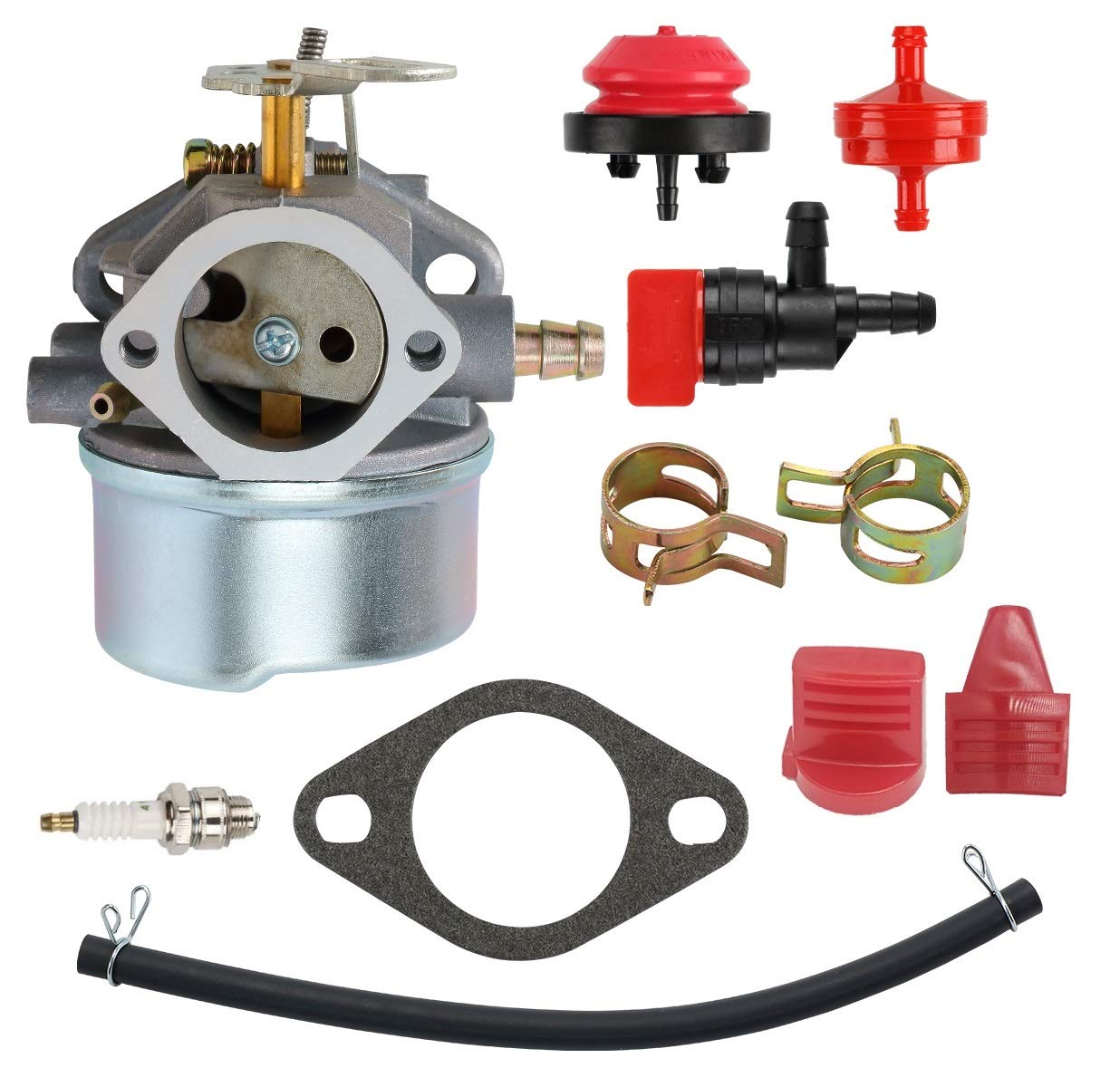 MDAIRC Tecumseh HMSK80/90 carburetor assembly view for quick fit on engines