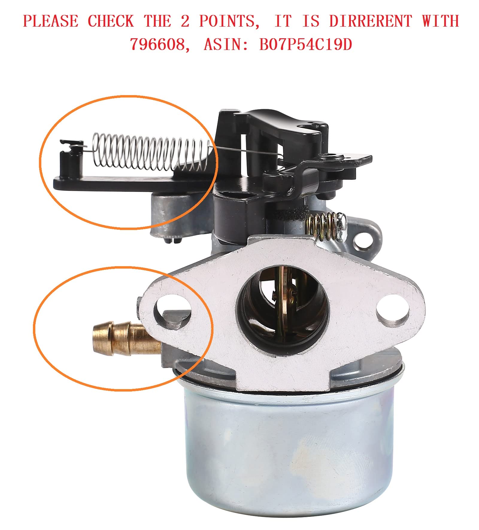 MDAIRC carburetor for model 593599 fits 2700-3000 PSI washers.