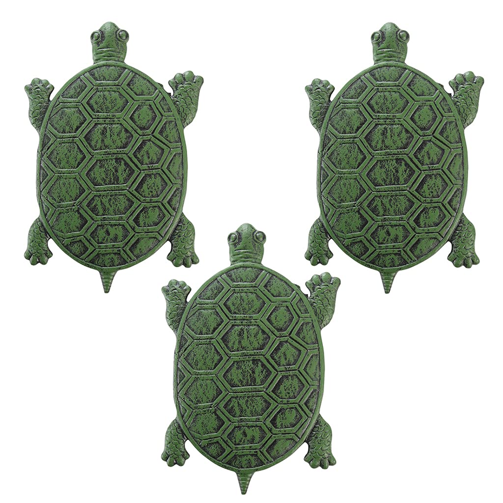 MDLUU turtle stepping stone cast iron flagstone for durable outdoor paths