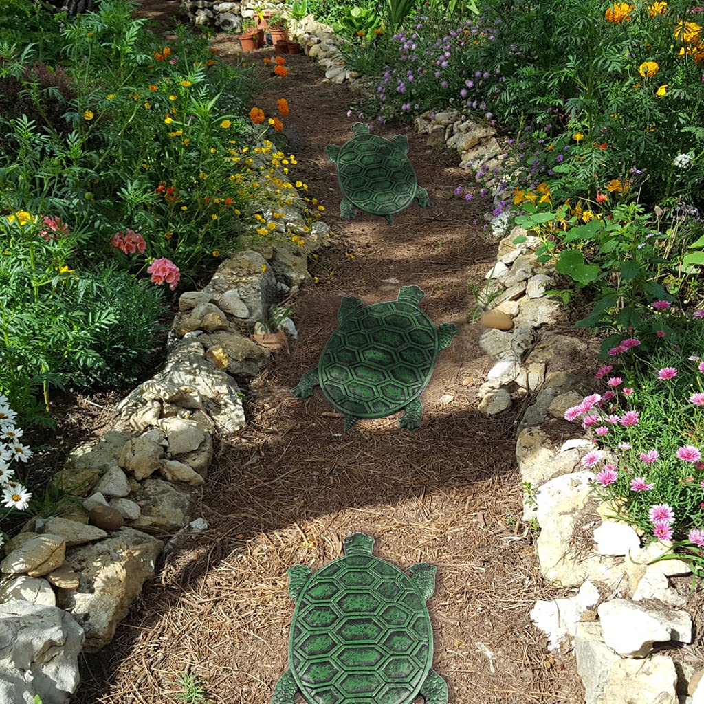 MDLUU weather resistant turtle stone withstands outdoor conditions