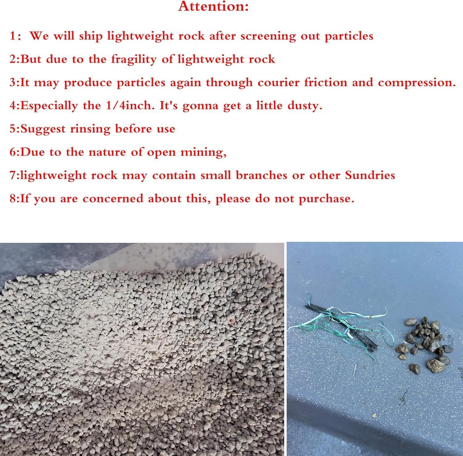 MDPQT horticultural pumice granules 1-4 inch close-up shows porous texture for moisture management
