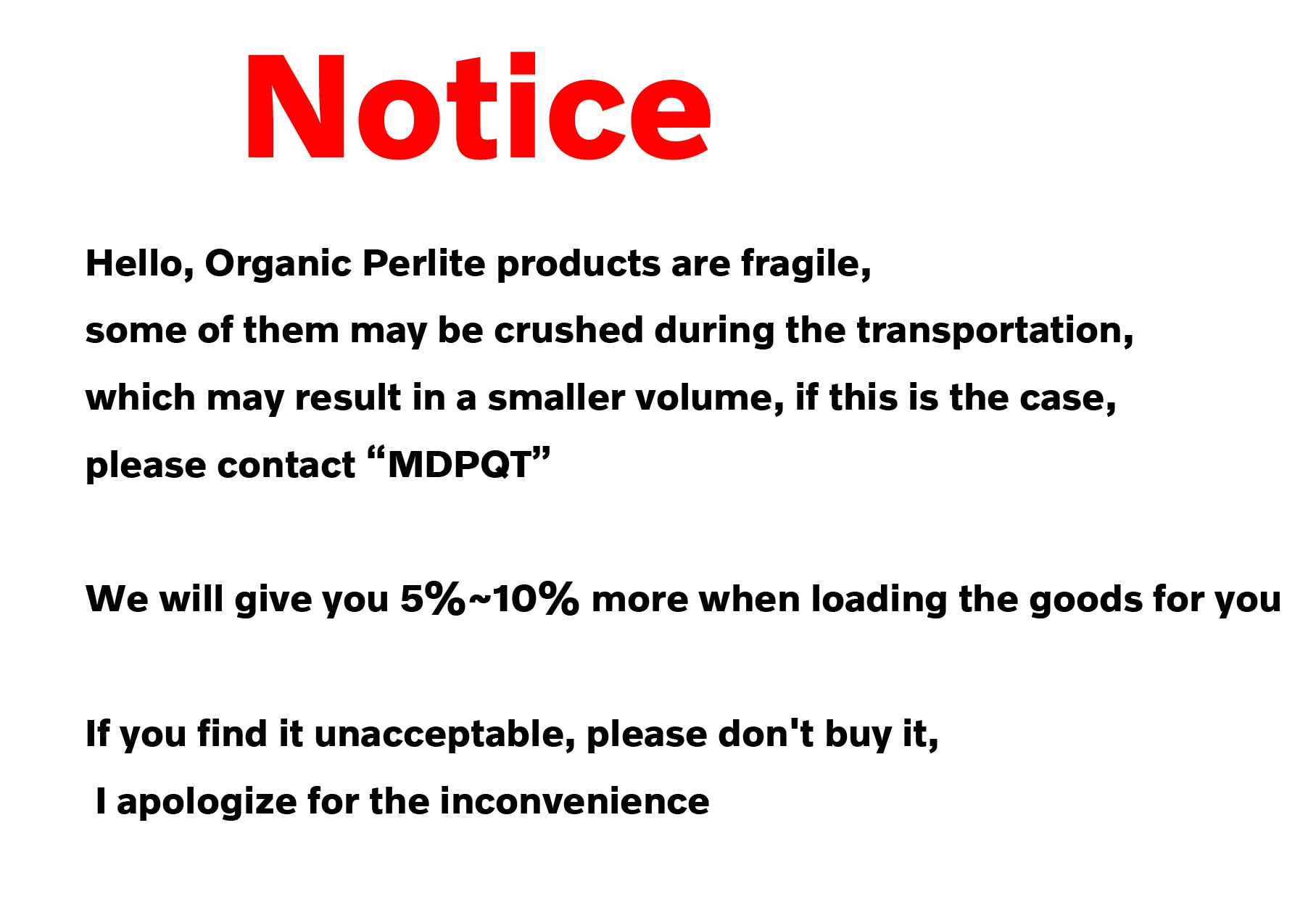 MDPQT perlite pouring action demonstrates drainage and aeration in soil.