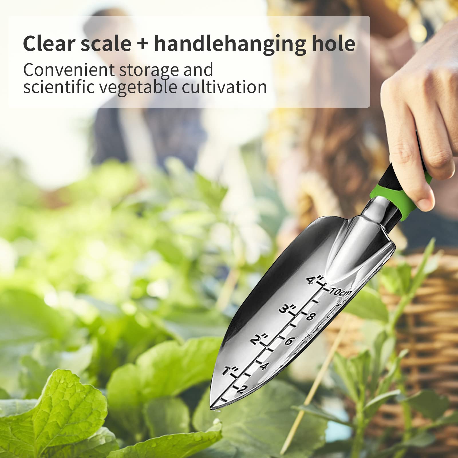 MDSXO non-slip ABS handle detail, comfortable grip during extended gardening sessions.