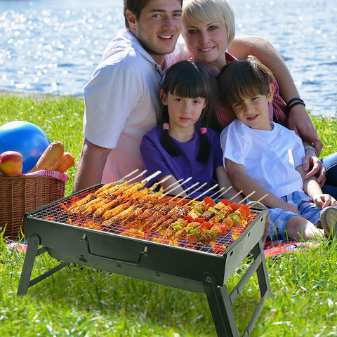 MEADAY stainless steel rack grid delivers even heat for consistent results.