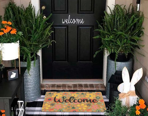 Mealah Easy-clean doormat; shake or vacuum for quick refresh.