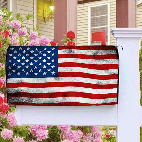 Mealah easy-install mailbox wrap attaches without tools thanks to a magnetic surface.