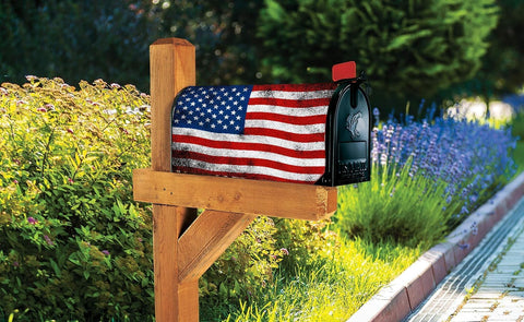 Mealah garden decor mailbox wrap transforms a plain mailbox into a welcoming focal point.