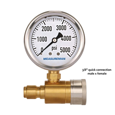 Measureman 1-4-inch-npt radial connection ensures reliable hose attachment.