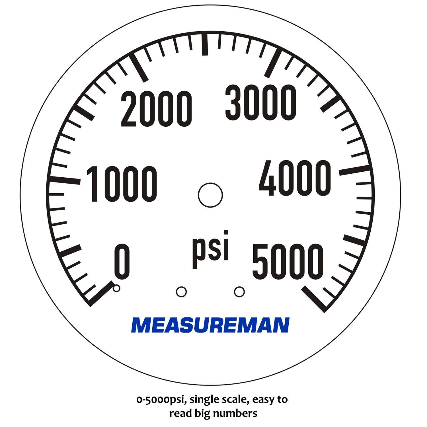 Measureman precision pointer and bezel enhance readability even with vibrations.