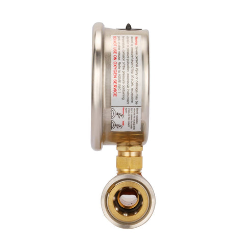 Measureman gauge face with large numerals for fast readings.