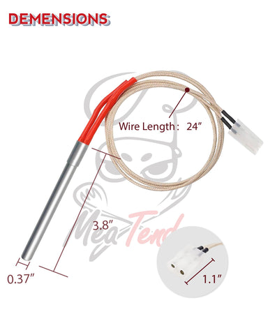 Meatender AC Hot Rod Igniter for Camp Chef, improving ignition reliability