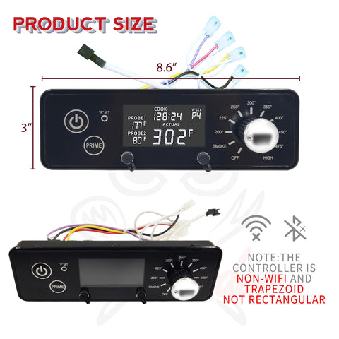Meatender AC03P9 held during installation for reference sizing