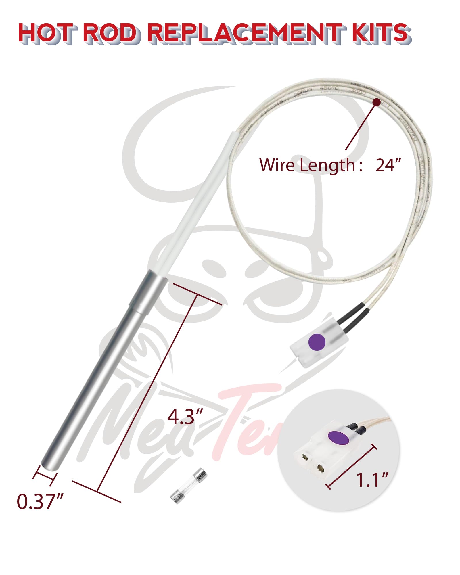 Meatender AC03P9 packaging image showing included components