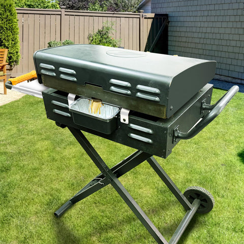 Meatender compatibility guide table shows supported Blackstone models.