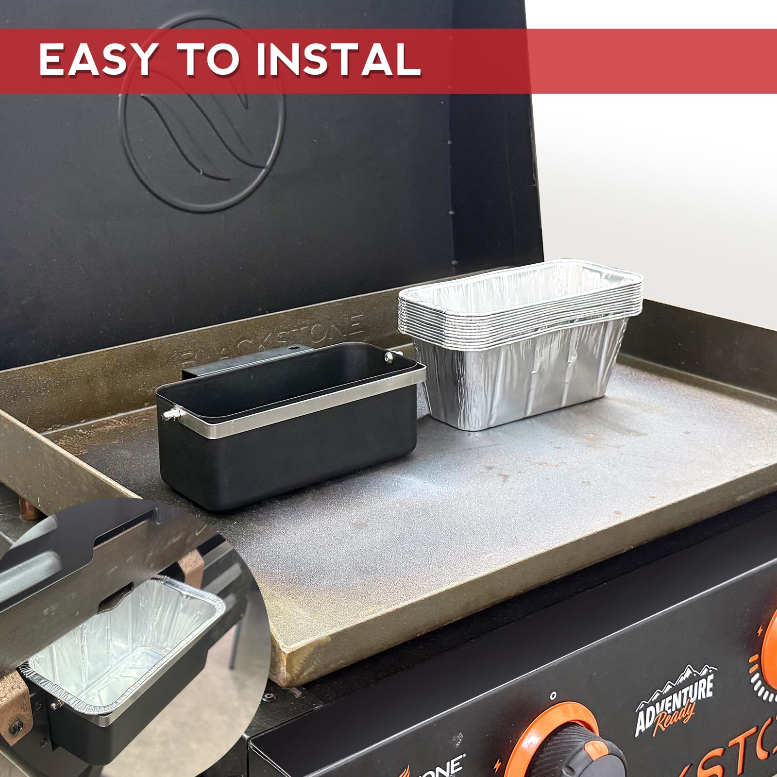 Meatender easy install design requires no tools for quick setup.