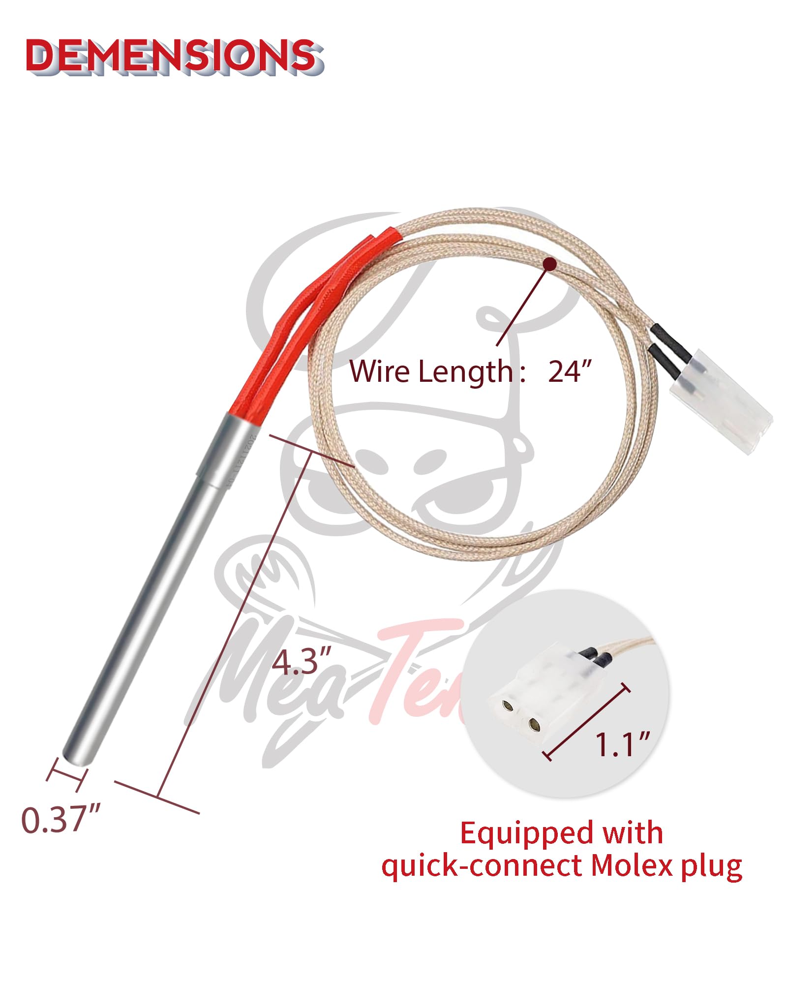 Meatender fast-ignition feature reaches heat quickly for easy starts.