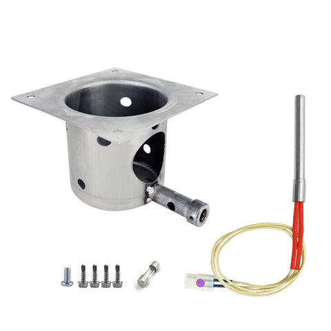 Meatender 7-Hole Firepot showing the 7-hole design for improved airflow and cleaner burns