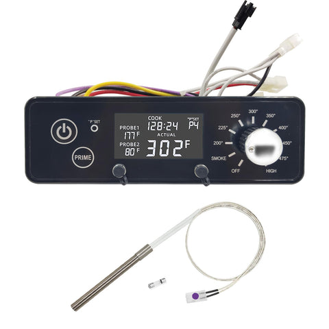 Meatender PID AC03P9 front view showing the digital control board for Pit Boss grills