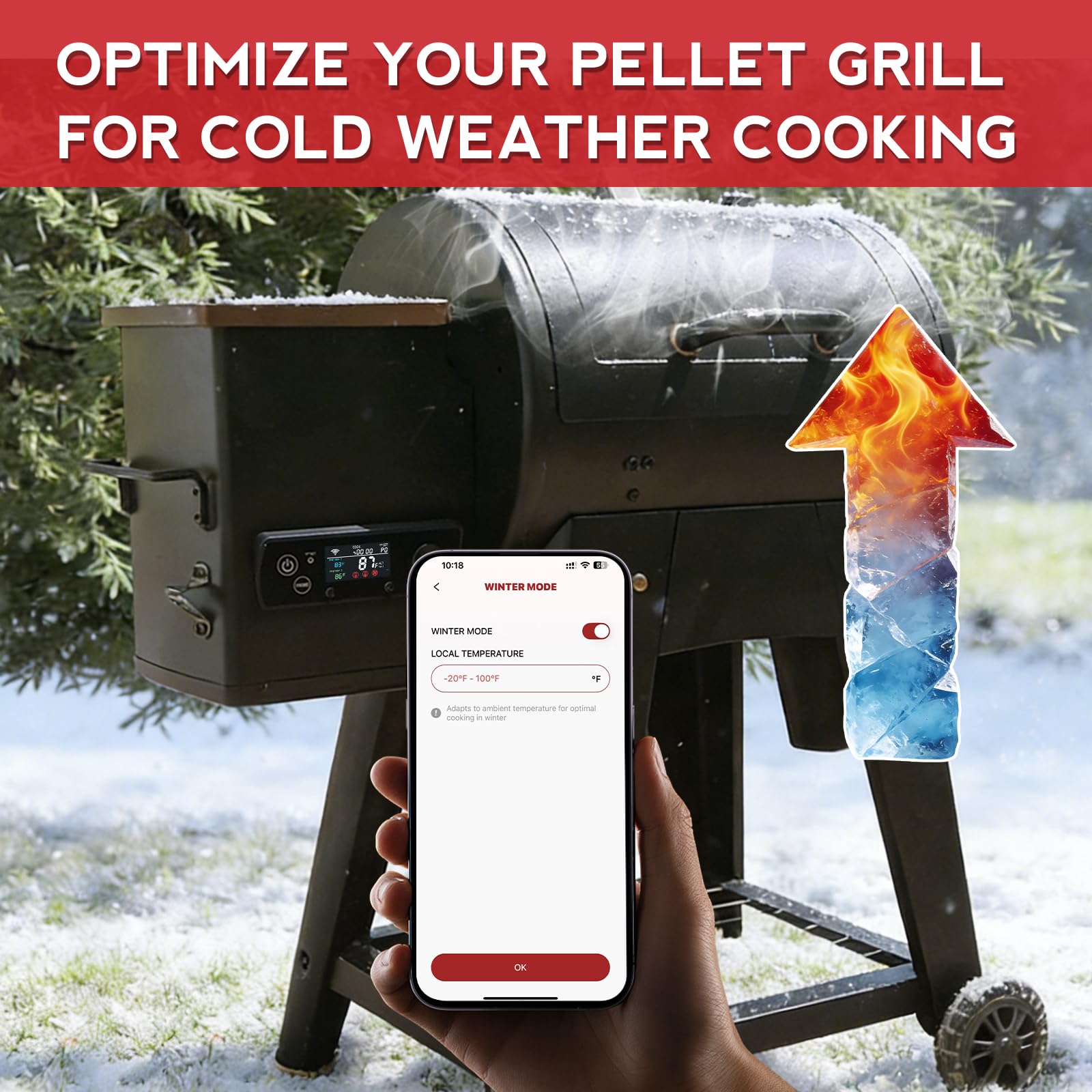 Meatender smart-notifications setup keeps you informed during long cooks.