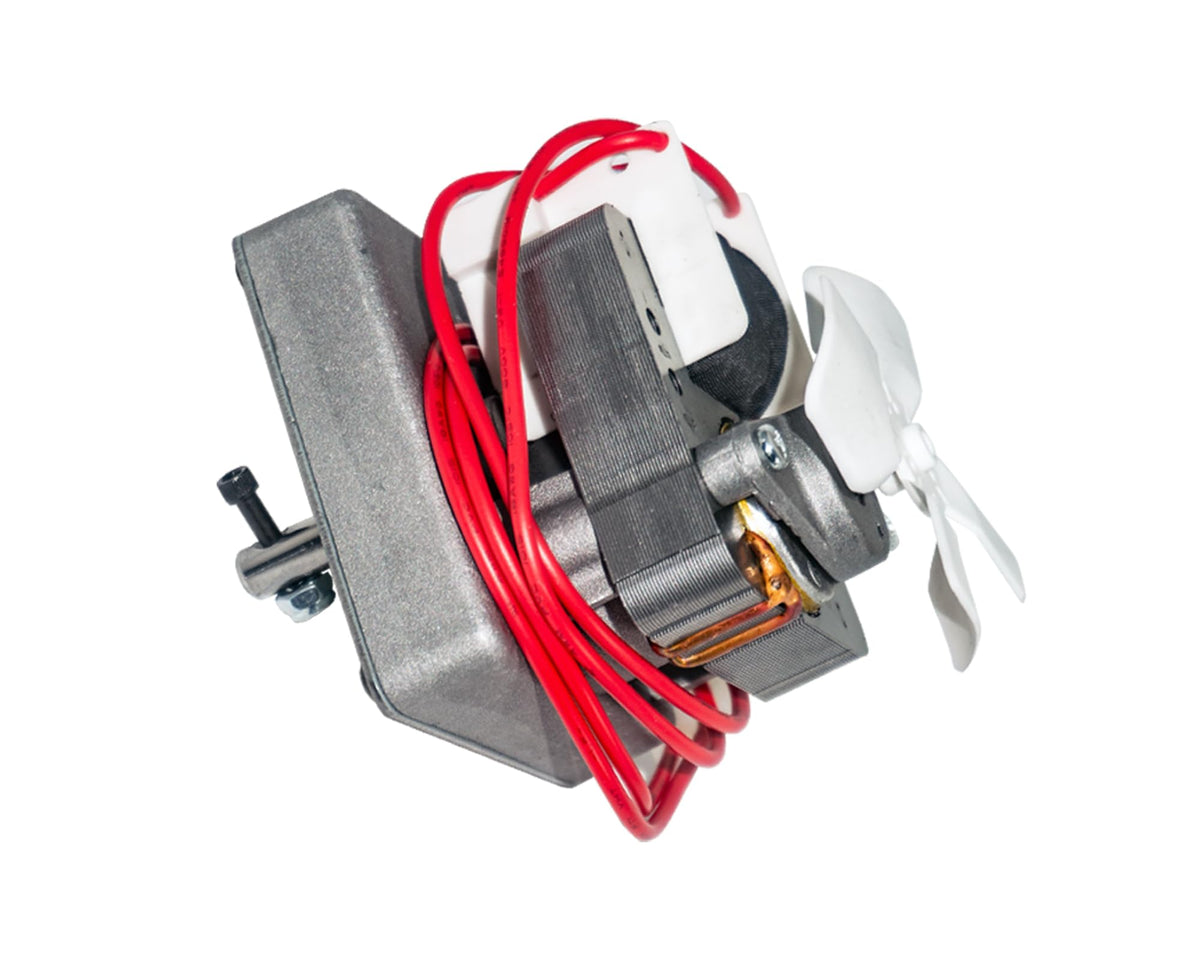 Meatender upgraded 2.0 rpm auger motor for steady pellet feed.