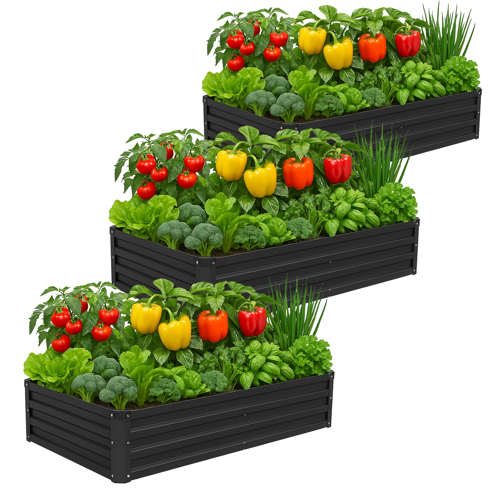 Meberam galvanized raised bed assembly demonstrates a sturdy frame for quick setup.